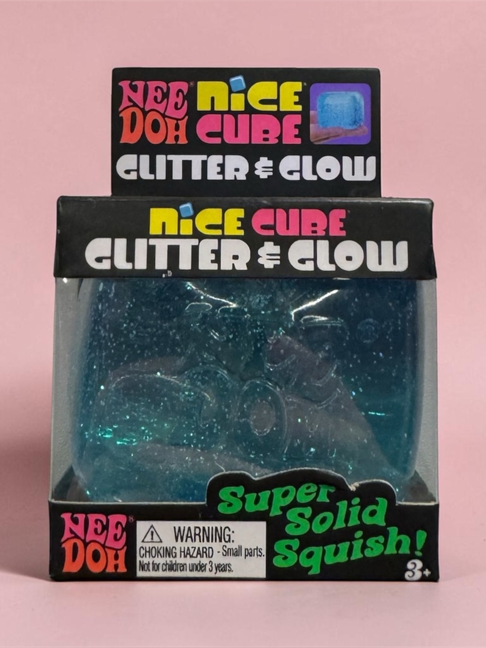 Needoh Glitter and Glow Nice Cube